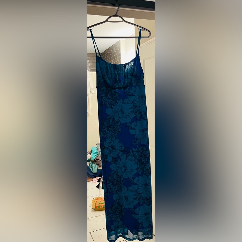 Floral Blue dress